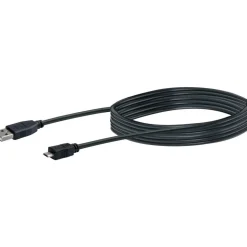 Schwaiger Micro-USB Anschluss- und Ladekabel 1 m schwarz