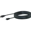 Schwaiger Micro-USB Anschluss- und Ladekabel 1,8 m schwarz