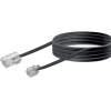 Schwaiger Modem-Anschlusskabel 3m schwarz