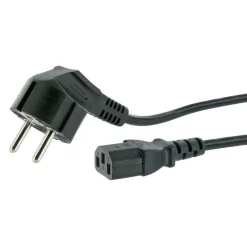 Schwaiger Netzkabel 1,8 m schwarz