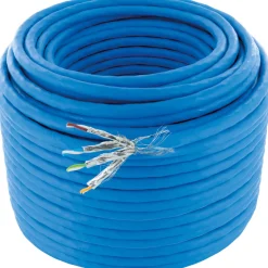 Schwaiger  Netzwerkkabel CAT8.1 50 m blau