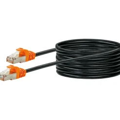 Schwaiger Netzwerkkabel CAT7 10 m orange