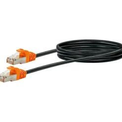 Schwaiger Netzwerkkabel CAT7 2m schwarz
