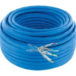 Schwaiger  Netzwerkkabel CAT8.1 25 m blau