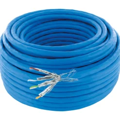 Schwaiger  Netzwerkkabel CAT8.1 25 m blau