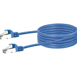 Schwaiger Netzwerkkabel CAT6 250Mhz 1Gbit/s 2,5m blau