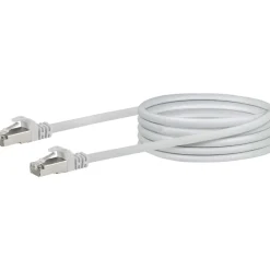 Schwaiger Netzwerkkabel CAT6 250Mhz 1Gbit/s 2,5m weiß