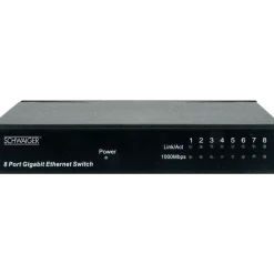Schwaiger Netzwerk-Switch 8-fach