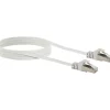 Schwaiger Ntzwerk-Flachkabel CAT6,3m weiß