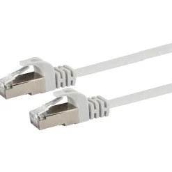 Schwaiger Ntzwerk-Flachkabel CAT6,3m weiß