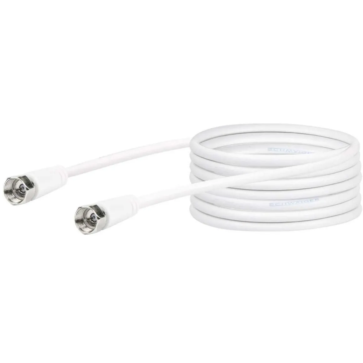 Schwaiger SAT-Anschlusskabel weiß 1000 cm