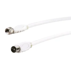 Schwaiger SAT-/Antennen-Adapterkabel weiß 5 m