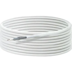 Schwaiger SAT-Koaxialkabel 110 dB 30 m weiß