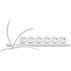 Schwaiger  Steckdosenleiste 6-fach mit 2-fach USB