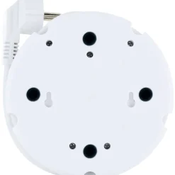 Schwaiger  Steckdosenleiste 4-fach mit 2-fach USB rund weiß