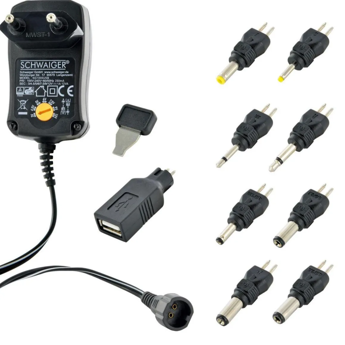 Schwaiger Steckernetzgerät 1000 mA