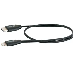 Schwaiger  Sync und Ladekabel für Apple 0,5 m schwarz