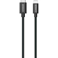 Schwaiger  Sync und Ladekabel für Apple 0,5 m schwarz