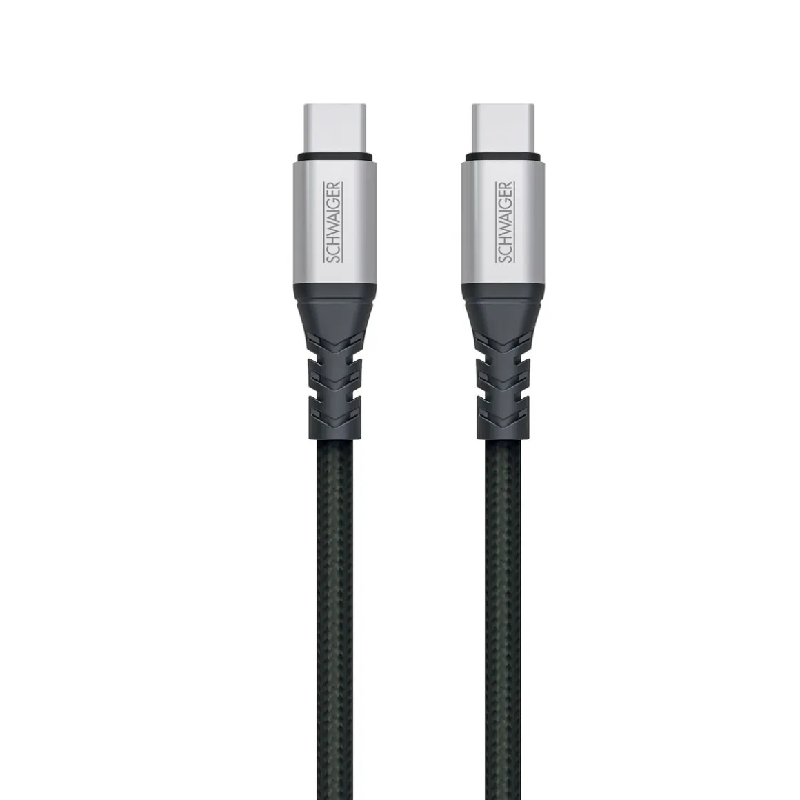 Schwaiger Sync und Ladekabel Typ C/C 1,2 m