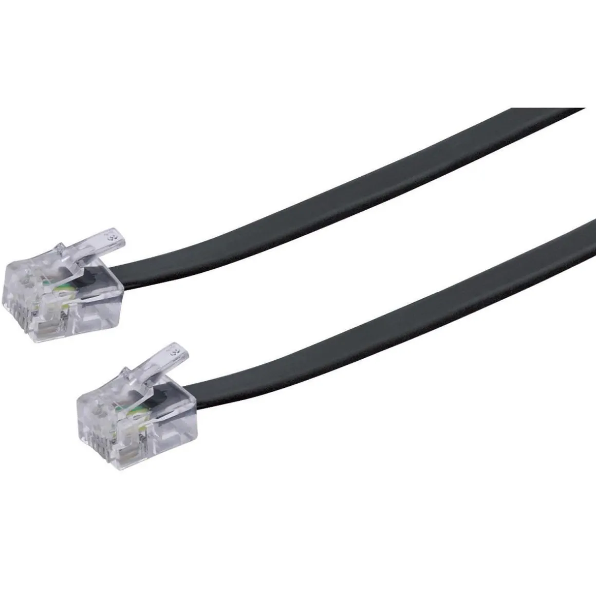 Schwaiger Telefonkabel 6 m schwarz