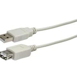 Schwaiger USB 2.0 Typ A Anschlusskabel 2 m weiß