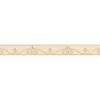 Selbstklebende-Borte Linienornament beige-gold 5 m