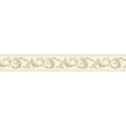 Selbstklebende-Borte Ranken-Ornament gold 5 m