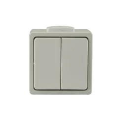 Serienschalter grau AP FR Aquarius