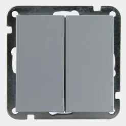 Serienschalter Melbourne silber Serie 703