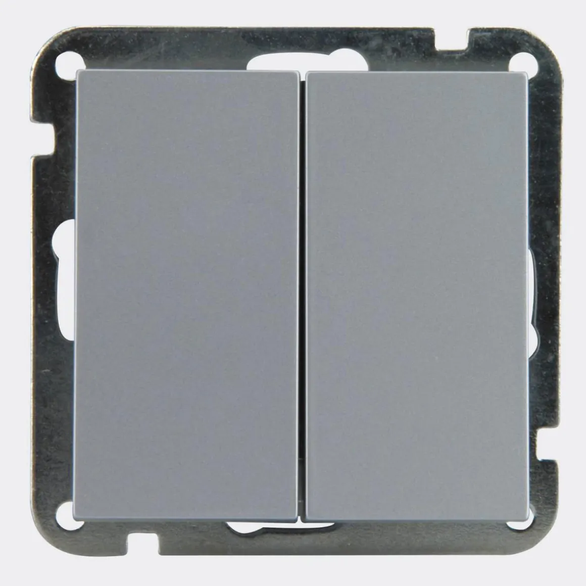 Serienschalter Melbourne silber Serie 703