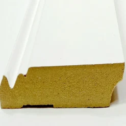 Sockelleiste Hamburger Profil weiß 250 x 9,6 x 1,6 cm