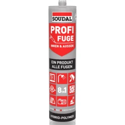 Soudal Silikon Profi Fuge dunkelgrau 280 ml