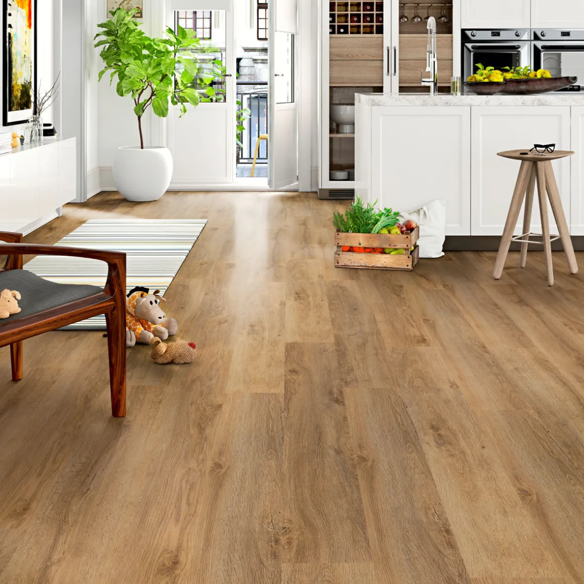 Specht Laminatboden Classic Somborner Eiche 138 x 19,3 cm