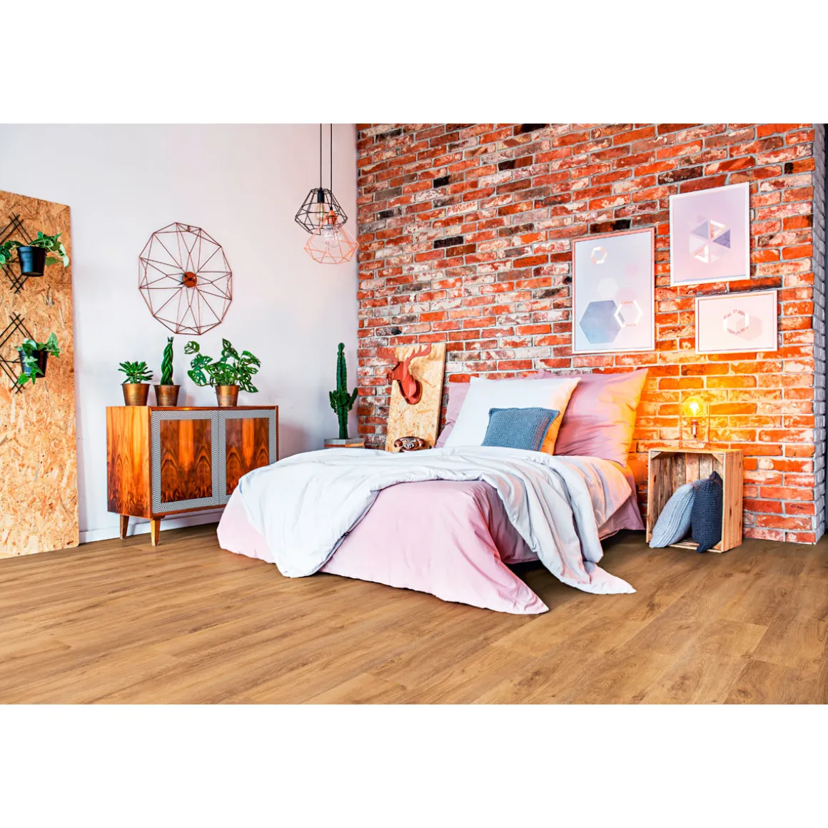 Specht Laminatboden Classic Somborner Eiche 138 x 19,3 cm