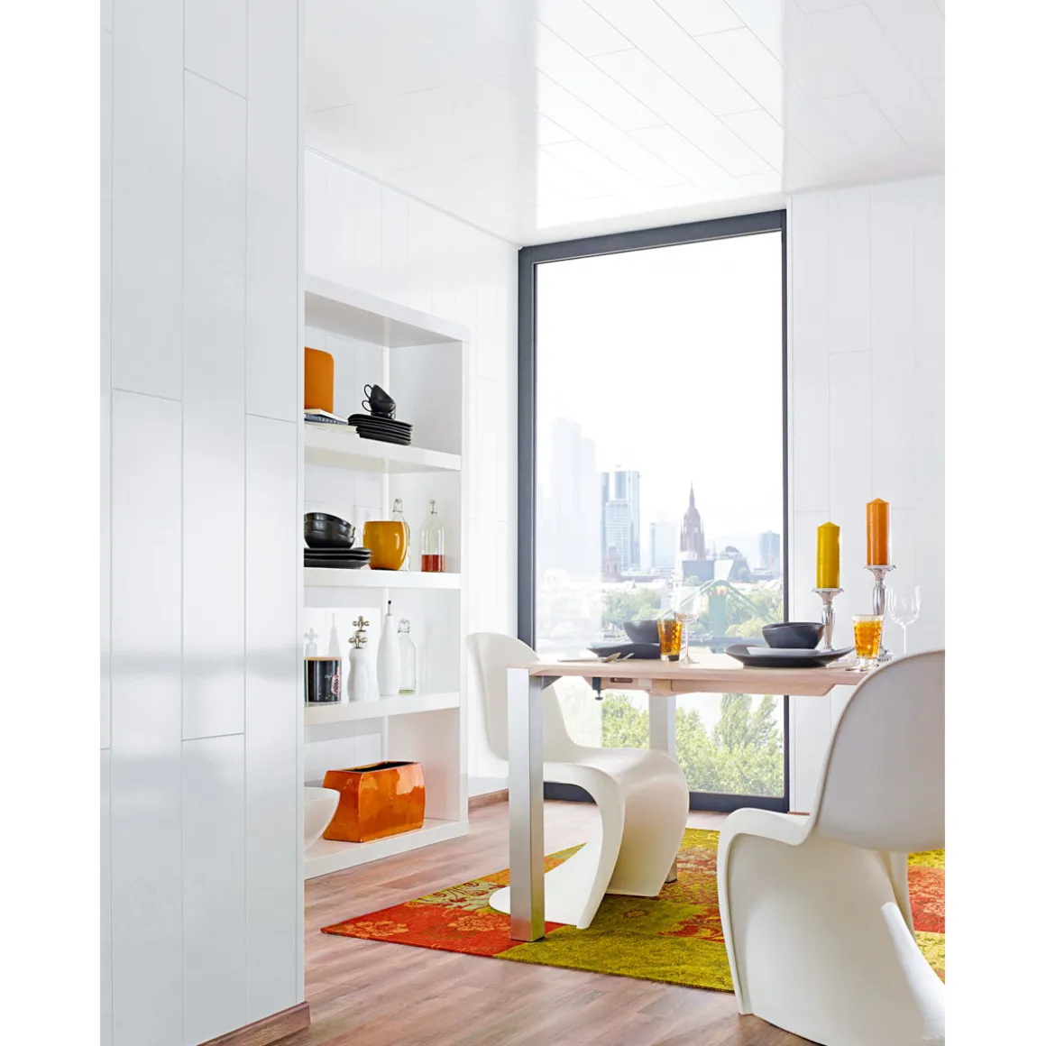 Specht Paneel Ambiente weiß hochglänzend 260 x 20,2 x 0,1 cm