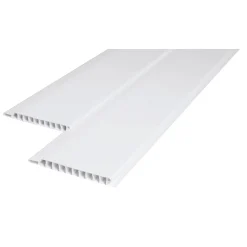 Specht Vinylboden  Kunststoff-Paneel Duropan weiß 270 x 10,5 cm