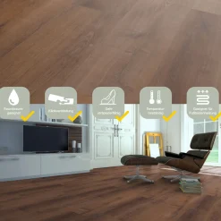 Specht Vinylboden  Vinyl SPC Ambiente Goldeiche 1220 x 230 x 4,8mm