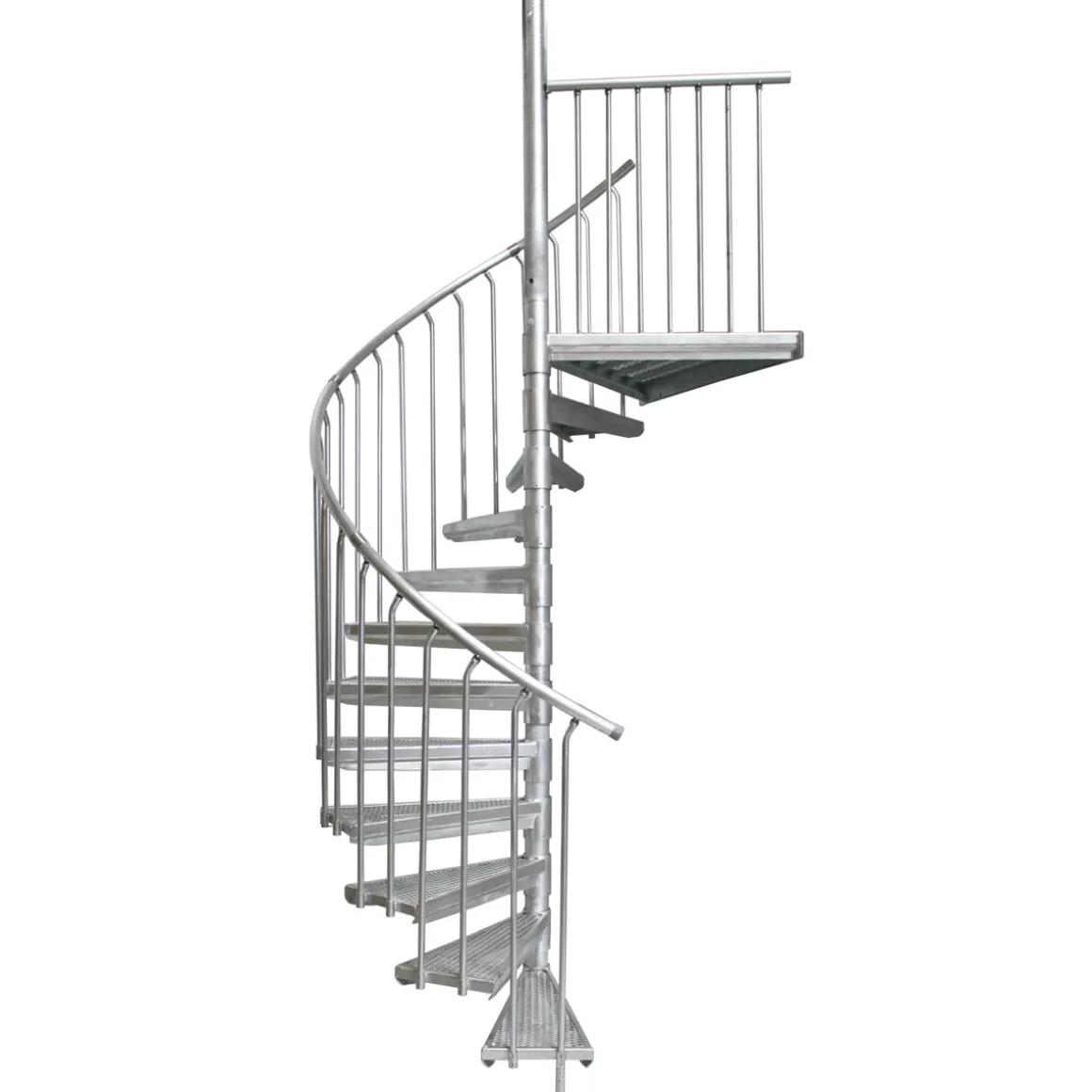 Spindeltreppe Arizona 160 cm 11 Stufen und 1 Podest