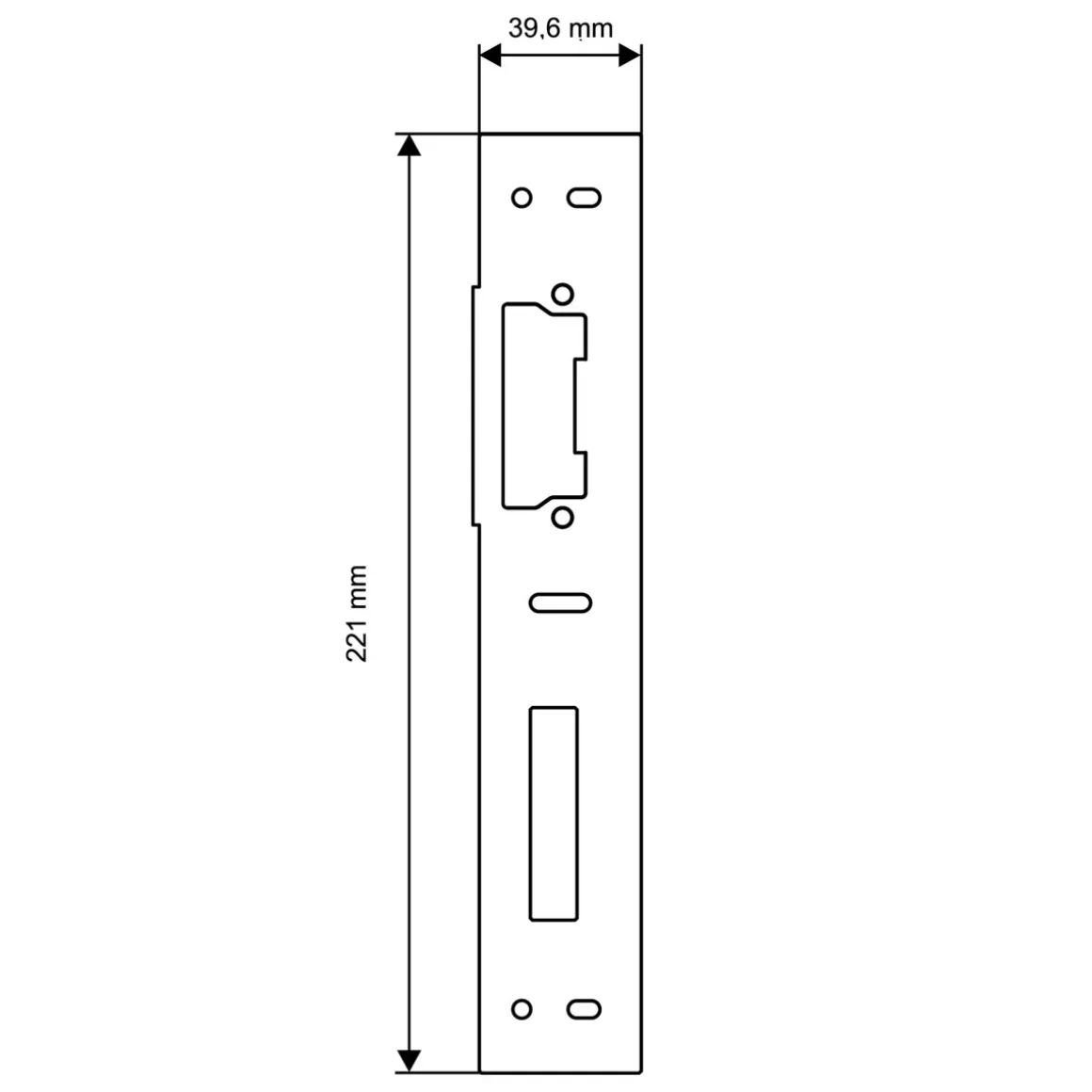 SplenDoor Elektrischer Türöffner mit Entriegelung , rechts