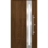 SplenDoor  Premium-Haustür Passivedoor Eksjo RC2 energiesparend einbruchsicher nussbaum 110 x 210 cm links