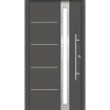 SplenDoor  Premium-Haustür Passivedoor Umea RC2 energiesparend einbruchsicher anthrazit 100 x 200 cm rechts