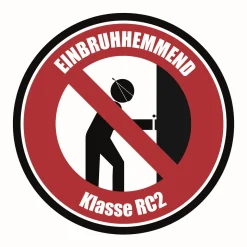 SplenDoor  Premium-Haustür Passivedoor Umea RC2 energiesparend einbruchsicher nussbaum 100 x 200 cm links