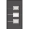 SplenDoor  Premium-Haustür Passivedoor Bergen energiesparend anthrazit 100 x 210 cm rechts