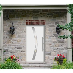 SplenDoor  Premium-Haustür Passivedoor Goeteborg energiesparend weiss 100 x 210 cm rechts