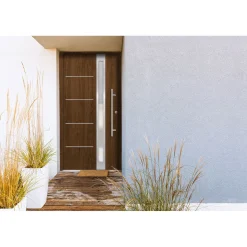 SplenDoor  Premium-Haustür Passivedoor Umea energiesparend nussbaum 100 x 200 cm rechts