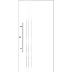 SplenDoor  Premium-Haustür Passivedoor Kalmar energiesparend weiss 100 x 210 cm links
