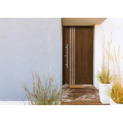 SplenDoor  Premium-Haustür Passivedoor Kalmar energiesparend nussbaum 110 x 210 cm links