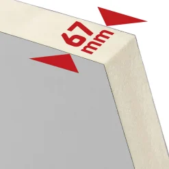 SplenDoor  Premium-Haustür Passivedoor Visby energiesparend grau 110 x 210 cm rechts