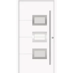 SplenDoor Premium-Haustür Passivedoor Bergen energiesparend weiss 110 x 210 cm rechts