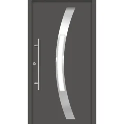 SplenDoor  Premium-Haustür Passivedoor Goeteborg RC2 energiesparend einbruchsicher anthrazit 110 x 210 cm links